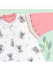 Schlummersack Schlafsack mit Füßen und umklappbaren Bündchen, 3.5 Tog in Rosa-Weiß