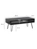 FineBuy Couchtisch "FB104274" in Schwarz /