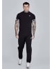 SikSilk T-Shirt Tech in Black