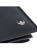 Golden Head Polo Geldbörse RFID Schutz Leder 11 cm Geldscheinklammer schwarz