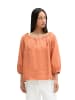 Marc O'Polo Leinen-Carmenbluse regular in Warm Orange