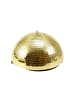 SATISFIRE Discokugel Halb-Spiegelkugel mit Motor D: 30cm in gold