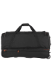 travelite Basics - Rollenreisetasche 98/119L 70 cm erw. (bordeaux) in schwarz