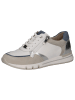 Caprice Sneaker in WHITE/SILVER
