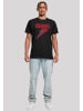 F4NT4STIC T-Shirt David Bowie Distressed Rebel in schwarz