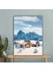 OnlyWow Leinwand Bilder Eichefarben