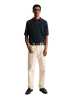 Marc O'Polo DENIM Strick-Poloshirt relaxed in Peppercorn Grey
