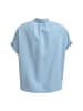 Smith&Soul Denim Ruffle Slv Bluse in Light Denim