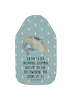 Mr. & Mrs. Panda Warmwasserbeutel Narwal mit Spruch in Blau Pastell