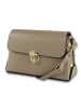 Toscanto Leder Umhängetasche Toscanto Tasche taupe, beige ca. 22cm