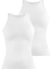 Janice 2 x Damen Top hochgeschlossen Nauta in Weiß