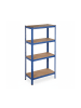 relaxdays Schwerlastregal in Blau - (B)80 x (H)157 x (T)41 cm