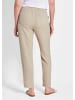 GOLDNER Kurzgröße:  Joggpants Braune Cargo-Schlupfhose SARA in beige
