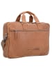 The Chesterfield Brand Wax Pull Up Aktentasche Leder 40 cm Laptopfach cognac