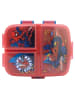 Spiderman Spiderman Kinder Brotdose XL – Lunchbox mit 3 Fächern & tollem Design in Rot