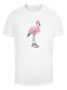 Mister Tee Mister Tee Herren Flamingo Baller Tee in white