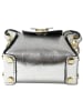 Toscanto Toscanto Umhängetasche Leder silber metallic ca. 13cm