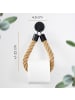 HENNEZ Toilettenpapier-Halter Rope Stick 4,5  Braun