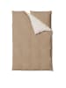 Traumschloss Melange Flanell Bettwäsche in beige