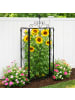 relaxdays 2 x Rankgitter in Schwarz - (B)40 x (H)112 x (T)20 cm