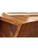 KADIMA DESIGN Beistelltisch X-Form 43x60x30 cm Sheesham Massivholz Anstelltisch,