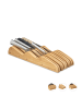 relaxdays Messerblock in Natur - (B)12 x (H)5 x (T)40 cm