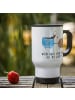 Mr. & Mrs. Panda thermosbecher Kaffee Bohne mit Spruch in Weiß
