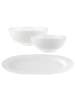 Villeroy & Boch 3er Set Servier-Set Anmut weiß in weiß