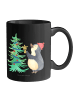 Mr. & Mrs. Panda Becher Pinguin Weihnachtsbaum ohne Spruch in Schwarz