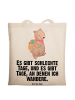 Mr. & Mrs. Panda Tragetasche Bär Wandern mit Spruch in Creme