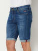 KOROSHI Bermuda Cowboy Strecth Regular Fit in blau