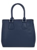 Cluty Handtasche Solcuore echt Leder in blau
