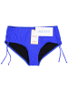 Aquarti Aquarti Damen Bikinihose mit Raffung und Schnüren in blau