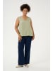 KAFFE curve Bluse ärmellos KCmille Regular fit in Oil Green