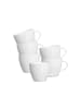 Ritzenhoff & Breker 6er Set Espressoobertassen Melodie 80 ml in weiß