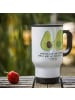 Mr. & Mrs. Panda thermosbecher Avocado Pärchen mit Spruch in Weiß