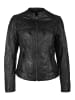 7eleven Bikerjacke Lederjacke "BASTIA" in schwarz