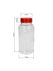 elasto Trinkflasche Carve "Refresh" in transparent/weiß - 500 ml