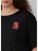 QS T-Shirt in 99D0_schwarz