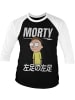 Rick and Morty Longsleeve in Weiß
