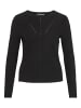 Vila Strickoberteil in Black Beauty