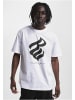 Rocawear T-Shirt in white/black