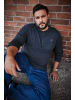 Men Plus Kurzarm T-Shirt in schwarz