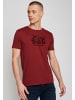 GreenBomb T-Shirt Animal Stay Grounded in Burgunder