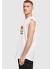 Merchcode Merchcode Long Beach Sleeveless Tee in white