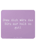 Mr. & Mrs. Panda Mouse Pad Spruch Sekretärin Beste mit Spruch in Lavendeltraum