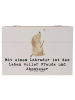 Mr. & Mrs. Panda Geschenkbox Labradorleben mit Spruch in Grau Pastell