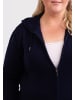 CASH-MERE.CH Hoodie in Marine Blau