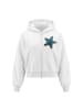 IZIA Women Hoodie in White