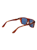 BMW Männer Sonnenbrille Quadratisch Braun